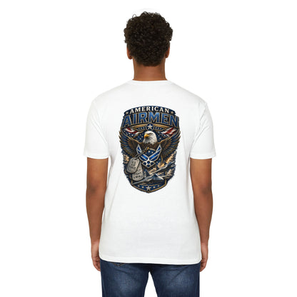 American Airmen Eagle T-Shirt — Patriotic USA Air Force Graphic Tee