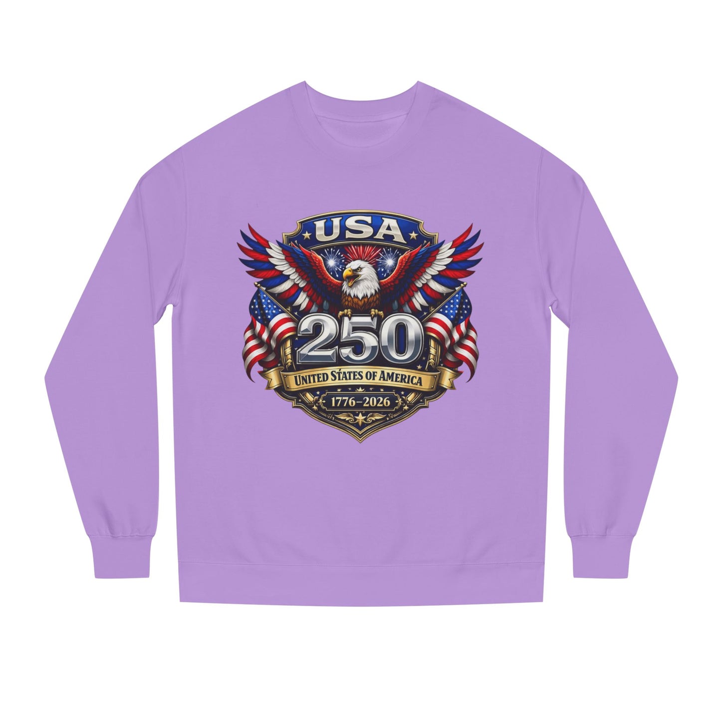 USA 250th Anniversary Eagle Sweatshirt — 1776-2026 Patriotic Crewneck