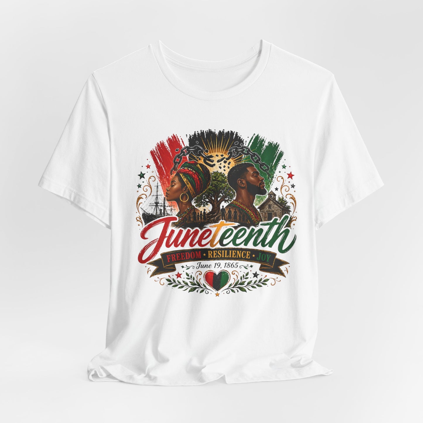 Juneteenth Celebration Tee — Freedom Resilience Juneteenth Graphic Shirt