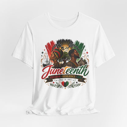 Juneteenth Celebration Tee — Freedom Resilience Juneteenth Graphic Shirt