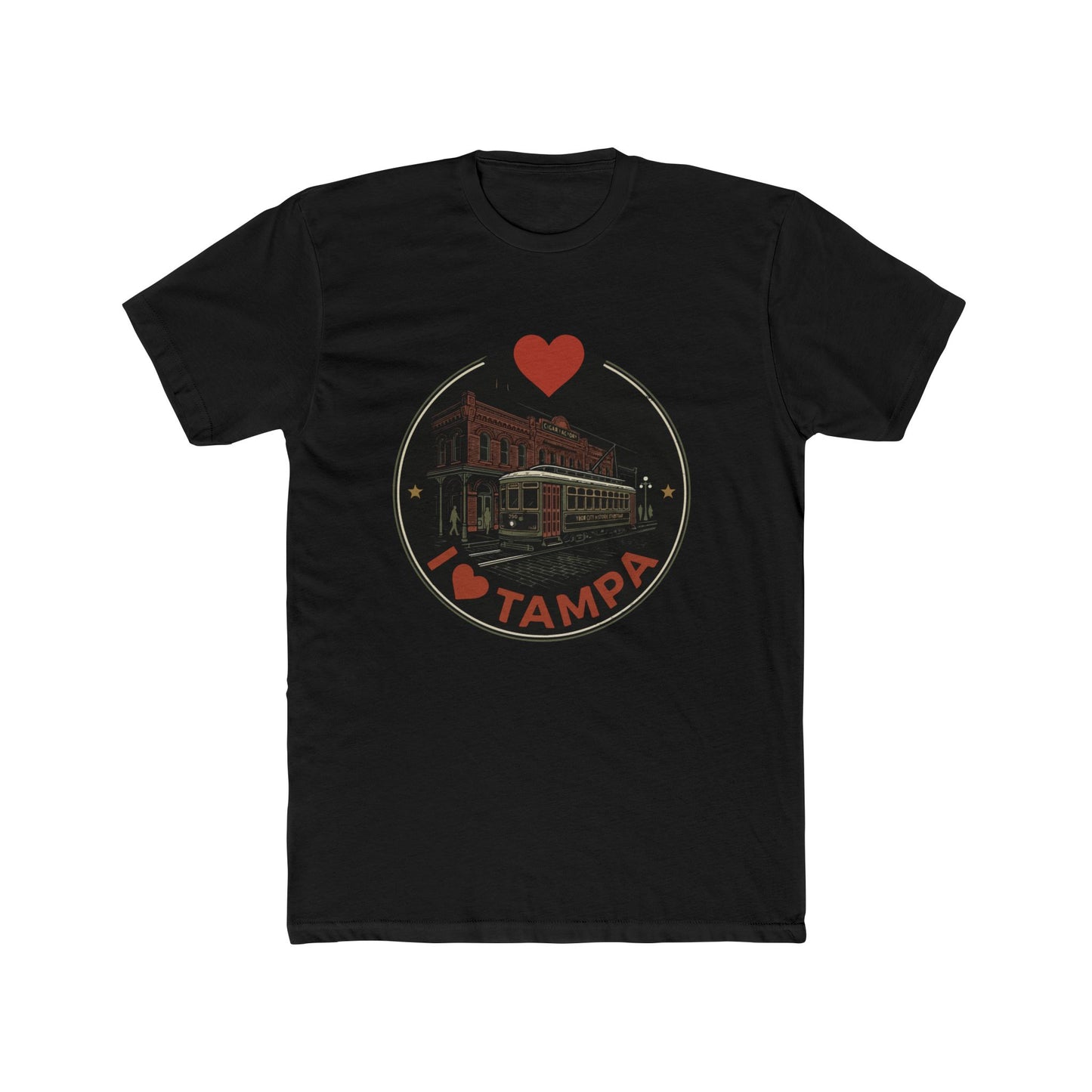 I Heart Tampa Streetcar T-Shirt — Retro Tampa Vintage City Tee