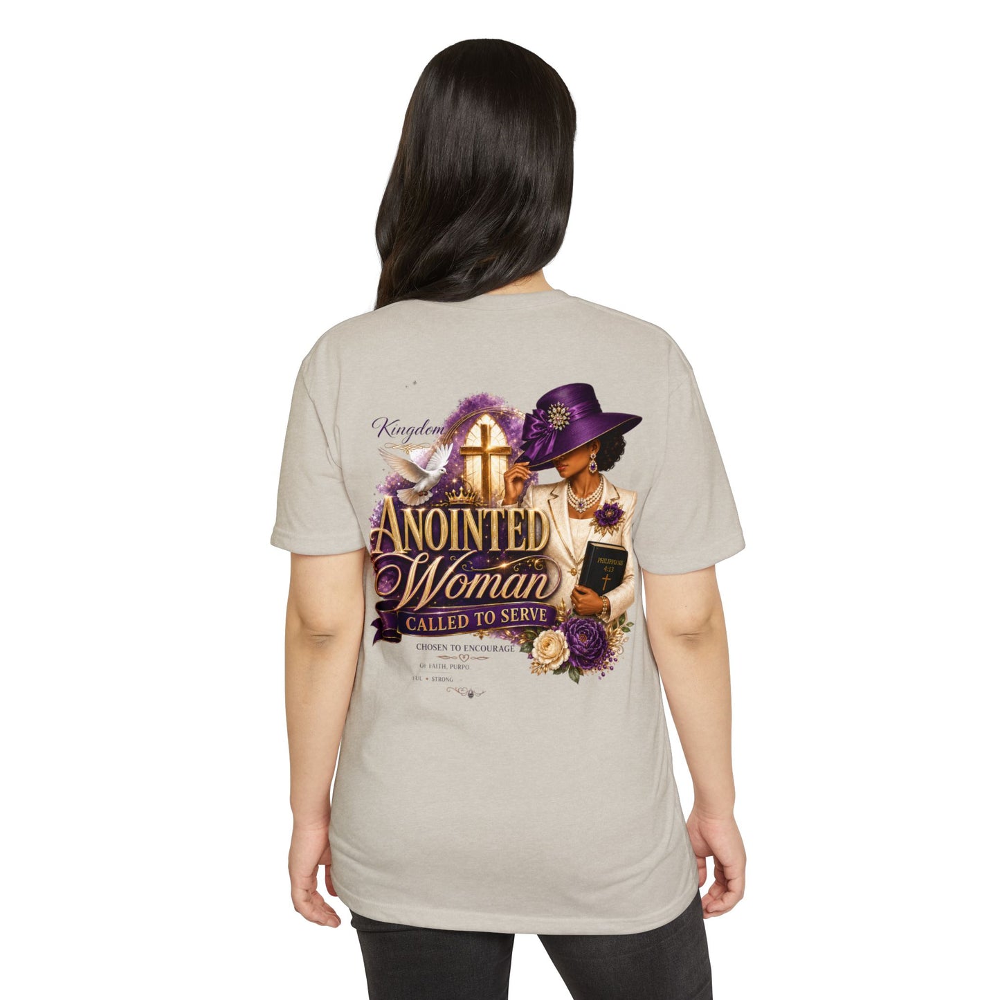 Anointed Woman T-Shirt — "Called to Serve" Christian Faith Tee