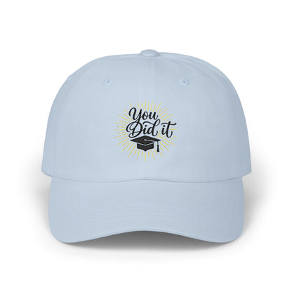 You Did It Graduation Dad Cap — Embroidered Congrats Graduate Hat