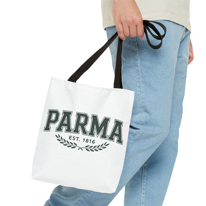 Parma Est. 1816 Tote Bag — Vintage Collegiate Canvas Tote