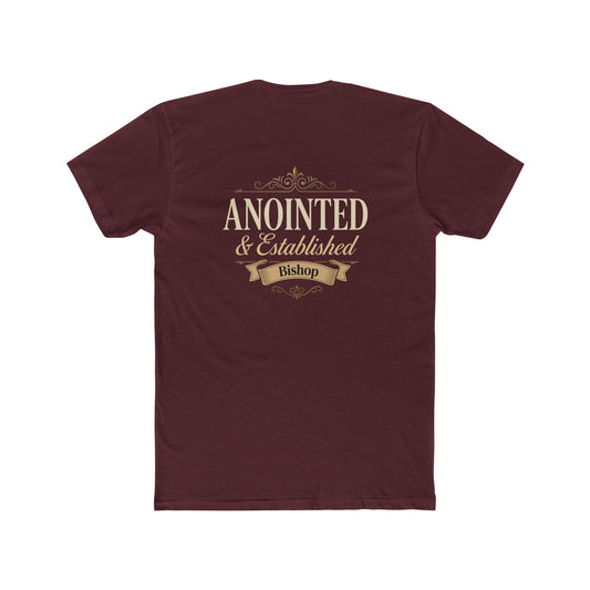 Anointed & Established Bishop T-Shirt — Christian Ministry Tee
