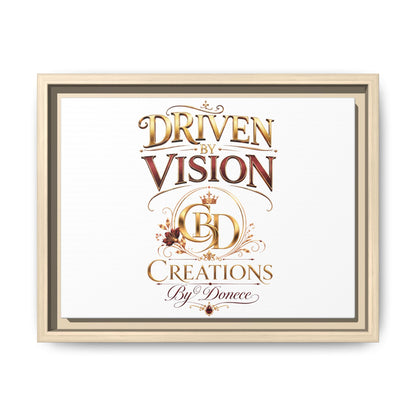 Driven by Vision Framed Canvas Wall Art