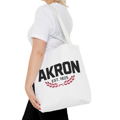 Akron Est. 1825 Tote Bag — City Pride Canvas Tote