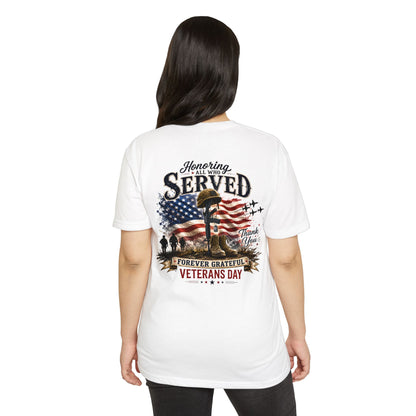 Veterans Day "Honoring All Who Served" T-Shirt