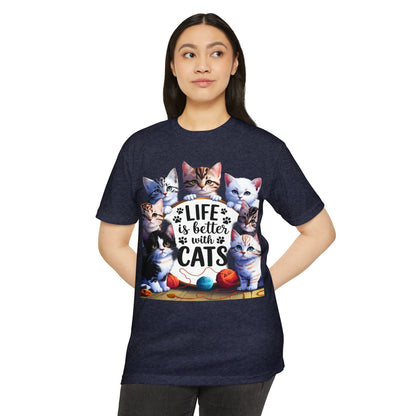 Life Is Better With Cats T-Shirt