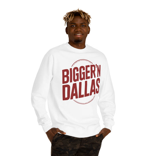 Bigger'n Dallas Crewneck Sweatshirt — Retro City Pride Pullover