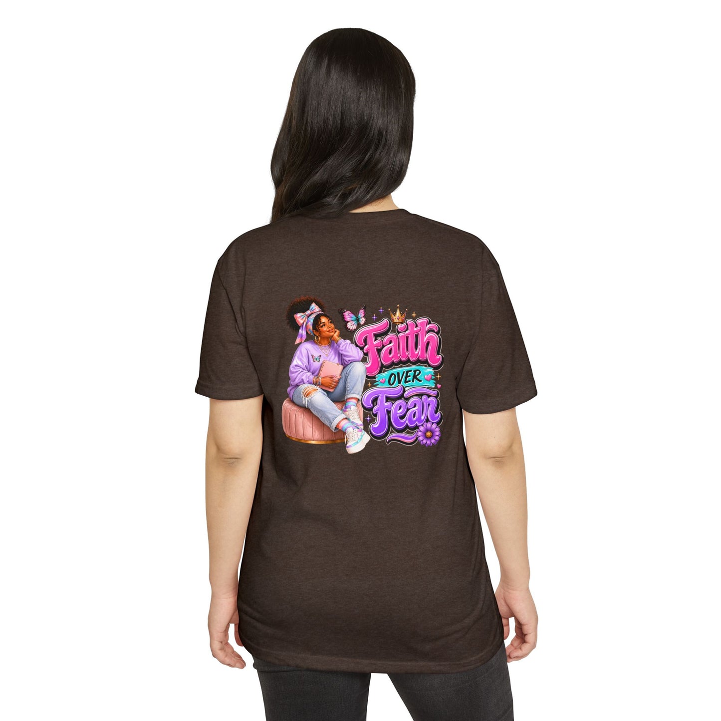 Faith Over Fear T‑Shirt — Inspirational Christian Graphic Tee