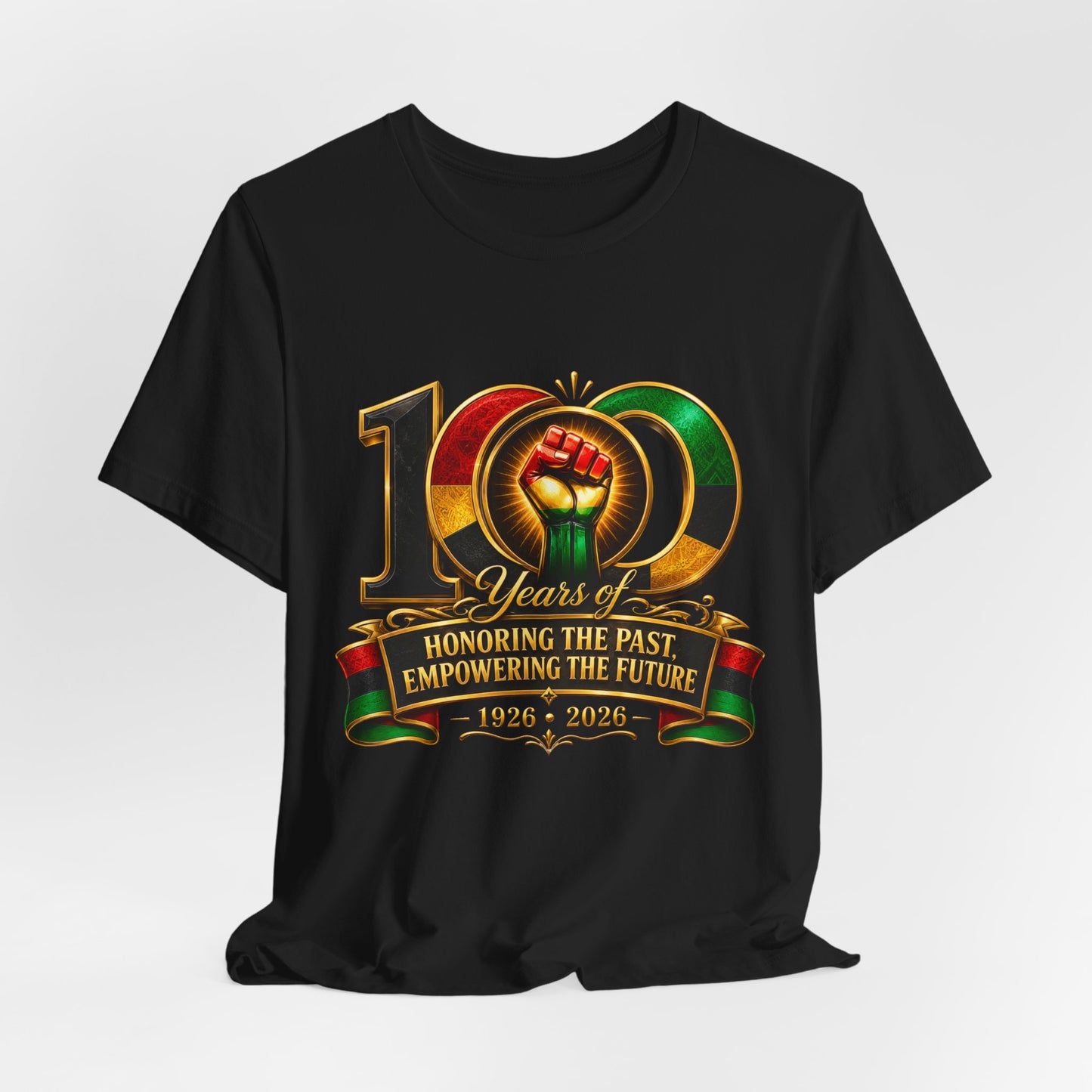 100 Years Anniversary Tee — "Honoring the Past, Empowering the Future" Centennial T-Shirt (1926–2026)