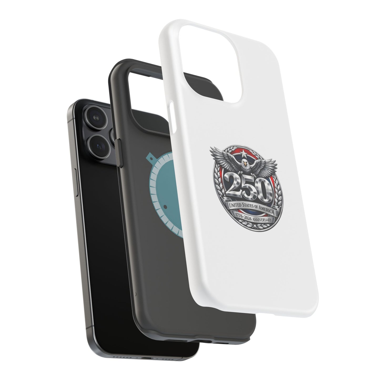 iPhone Magnetic Impact Case — 250th Anniversary Eagle Badge Design