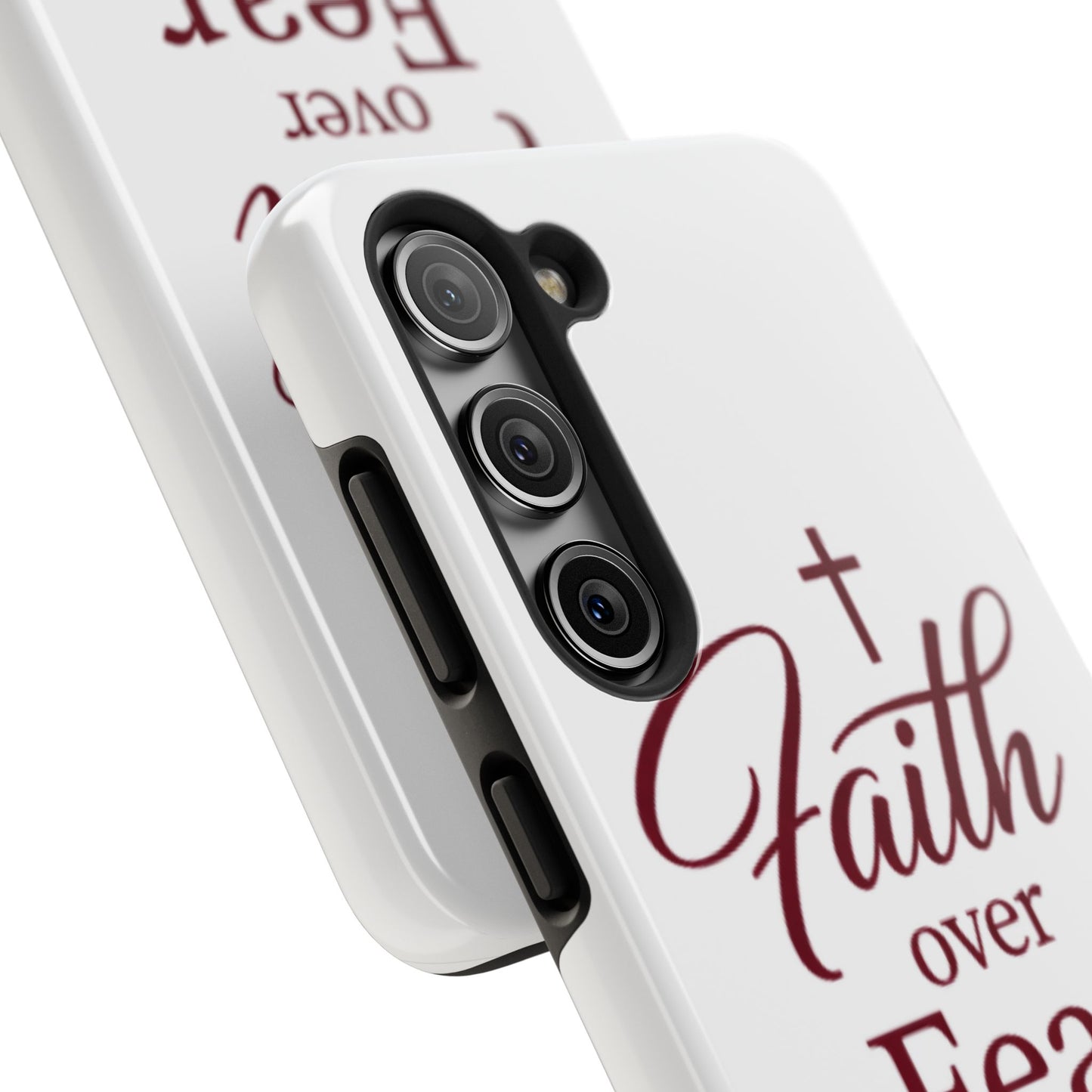 Faith Over Fear Tough Phone Case — Christian Inspirational Protective Phone Cover