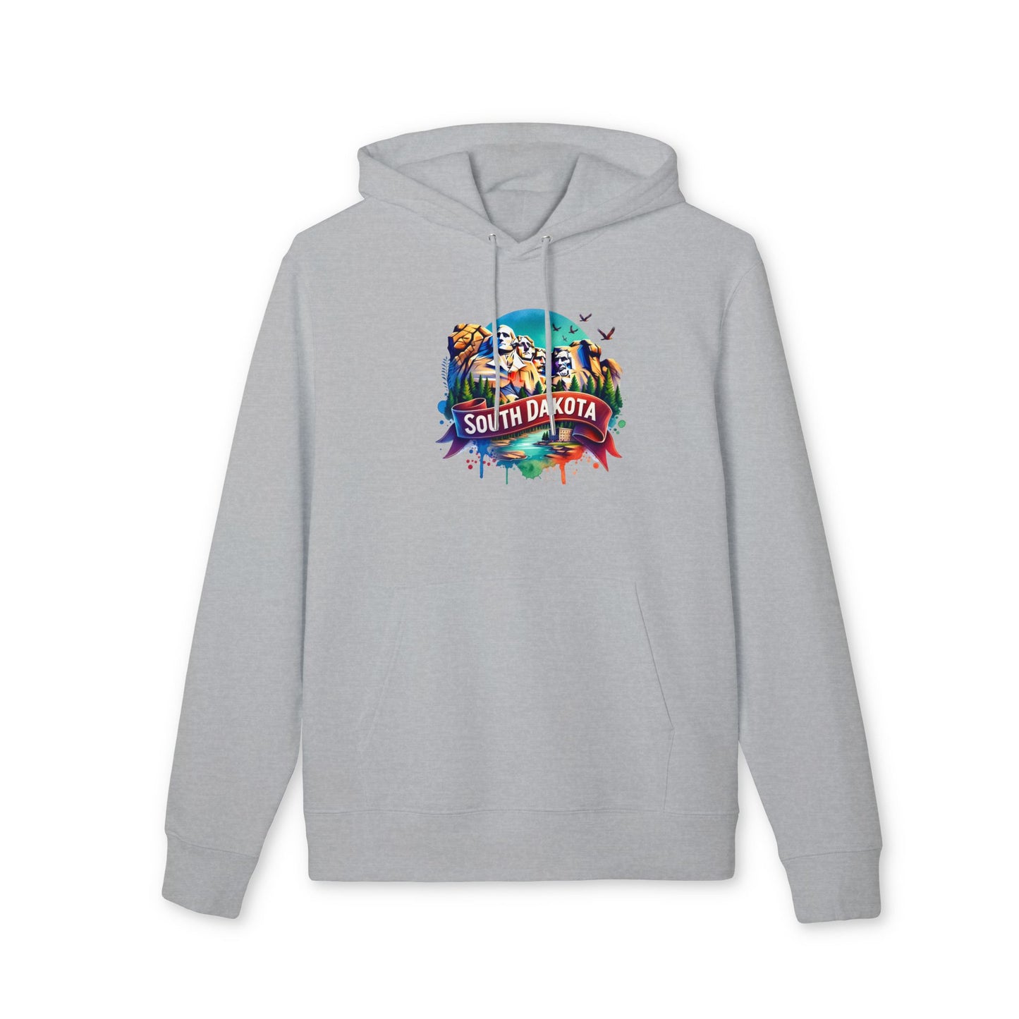 South Dakota Hoodie — Colorful Mount Rushmore Travel Sweatshirt