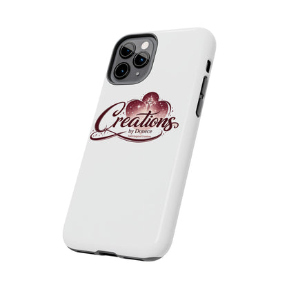 Tough Phone Case — "Creations by Donece" Logo Protective Phone Cover