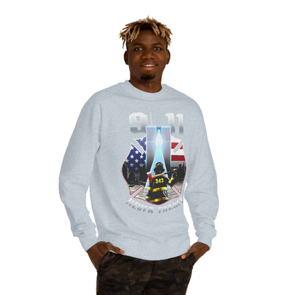 9/11 Never Forget Firefighter Tribute Sweatshirt