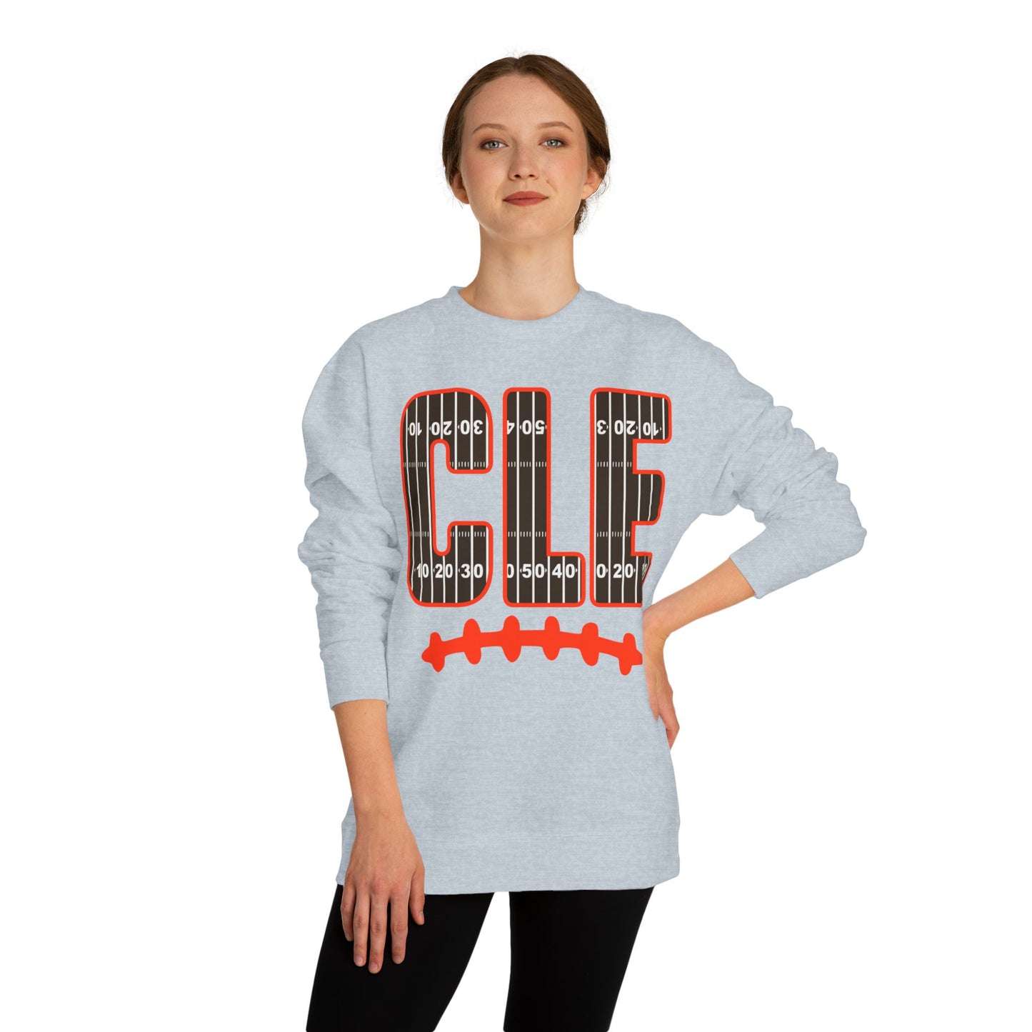 CLE Football Field Crewneck Sweatshirt