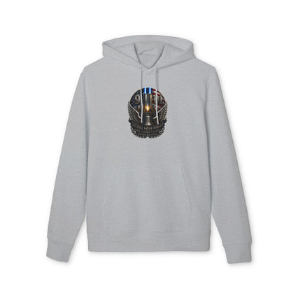 9/11 Never Forget Hoodie — Memorial American Flag Skull Design