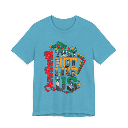 Juneteenth "They Not Like Us" Graphic Tee — Juneteenth Celebration T-Shirt