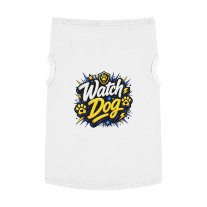 Watch Dog Pet Tank Top — Cute Guard Dog Graphic Tank for Small Dogs