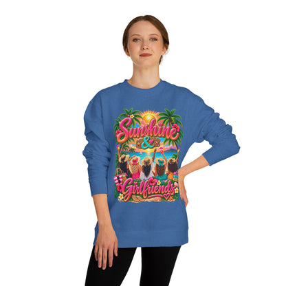 Sunshine & Girlfriends Beach Sweatshirt