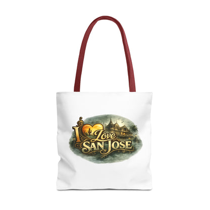 San Jose Tote Bag — "I Love San Jose" Scenic Logo Tote