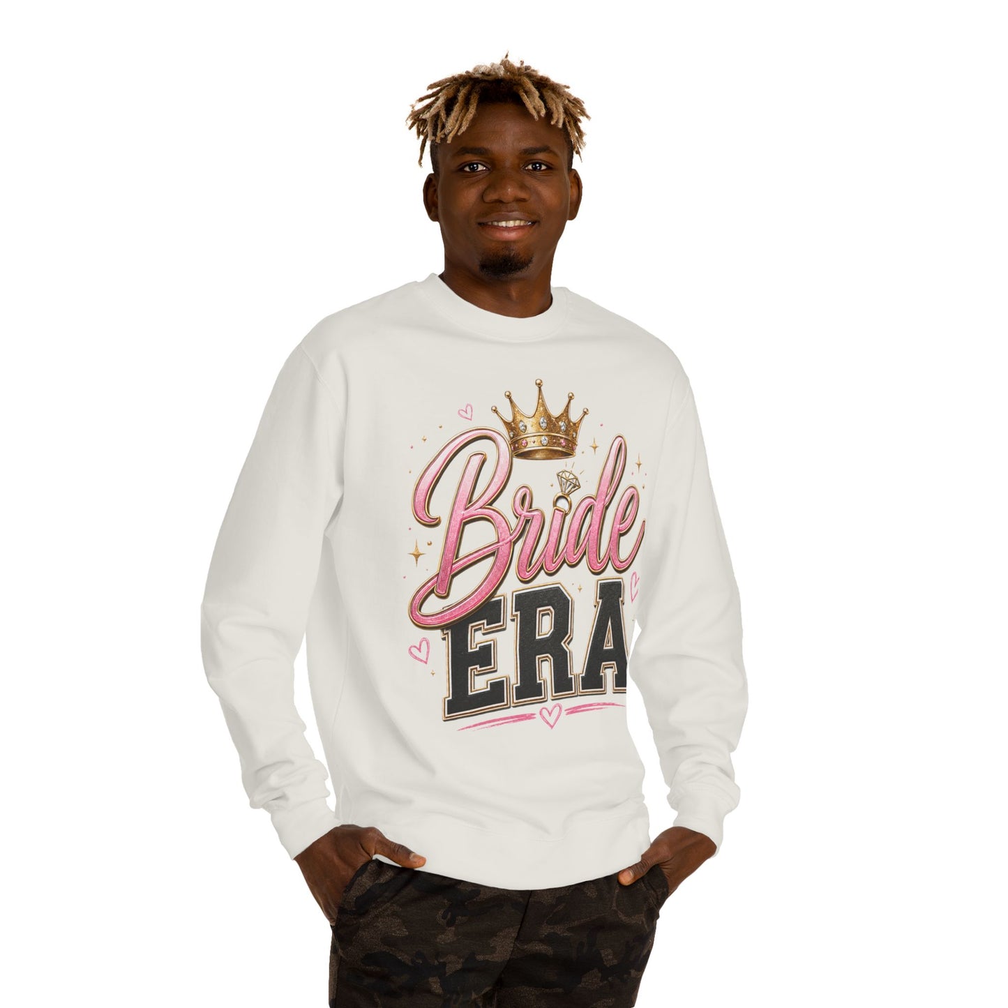 Bride Era Sweatshirt — Bachelorette Crewneck with Crown Graphic