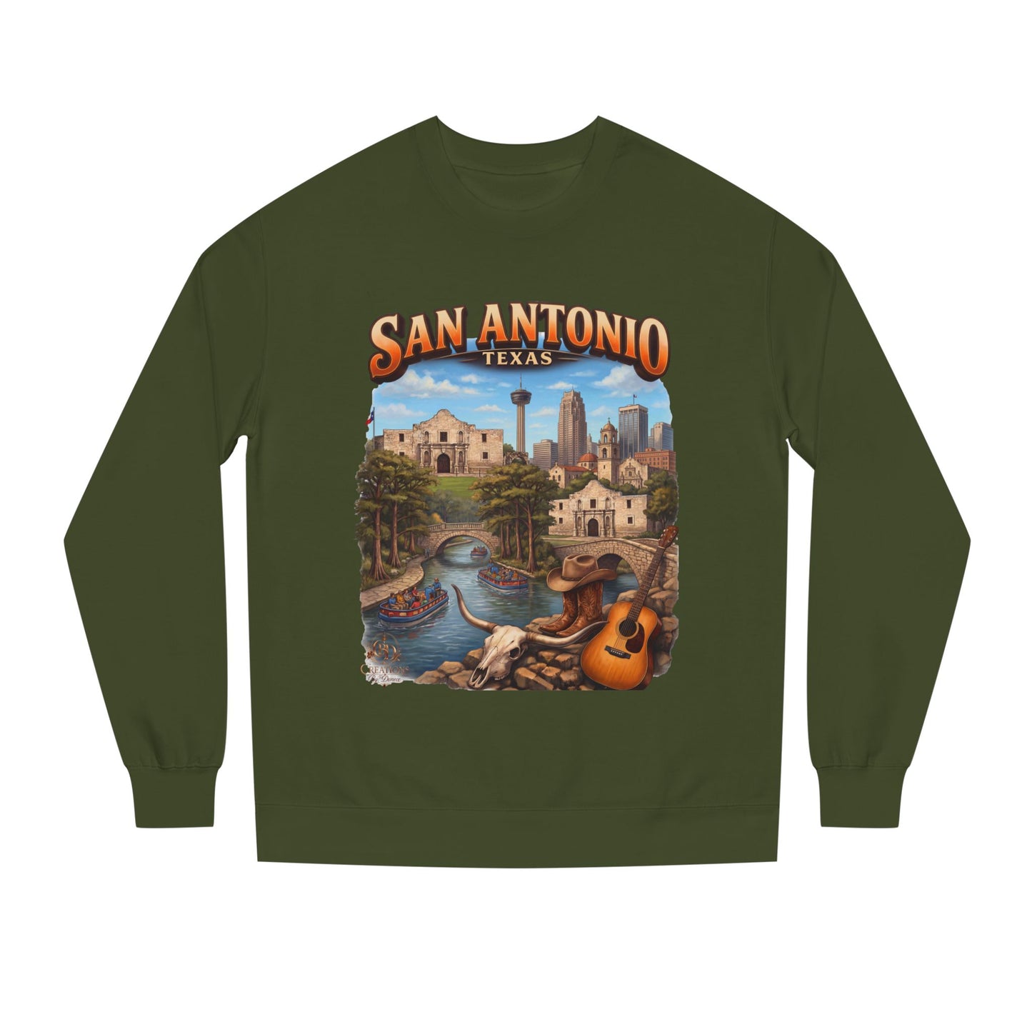 San Antonio Riverwalk Sweatshirt — Texas Travel Scenic Crewneck