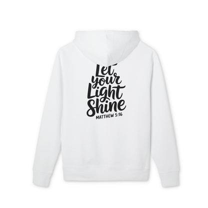 Let Your Light Shine Hoodie — Christian Faith Matthew 5:16 Sweatshirt
