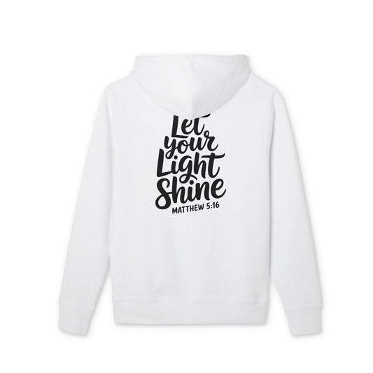 Let Your Light Shine Hoodie — Christian Faith Matthew 5:16 Sweatshirt