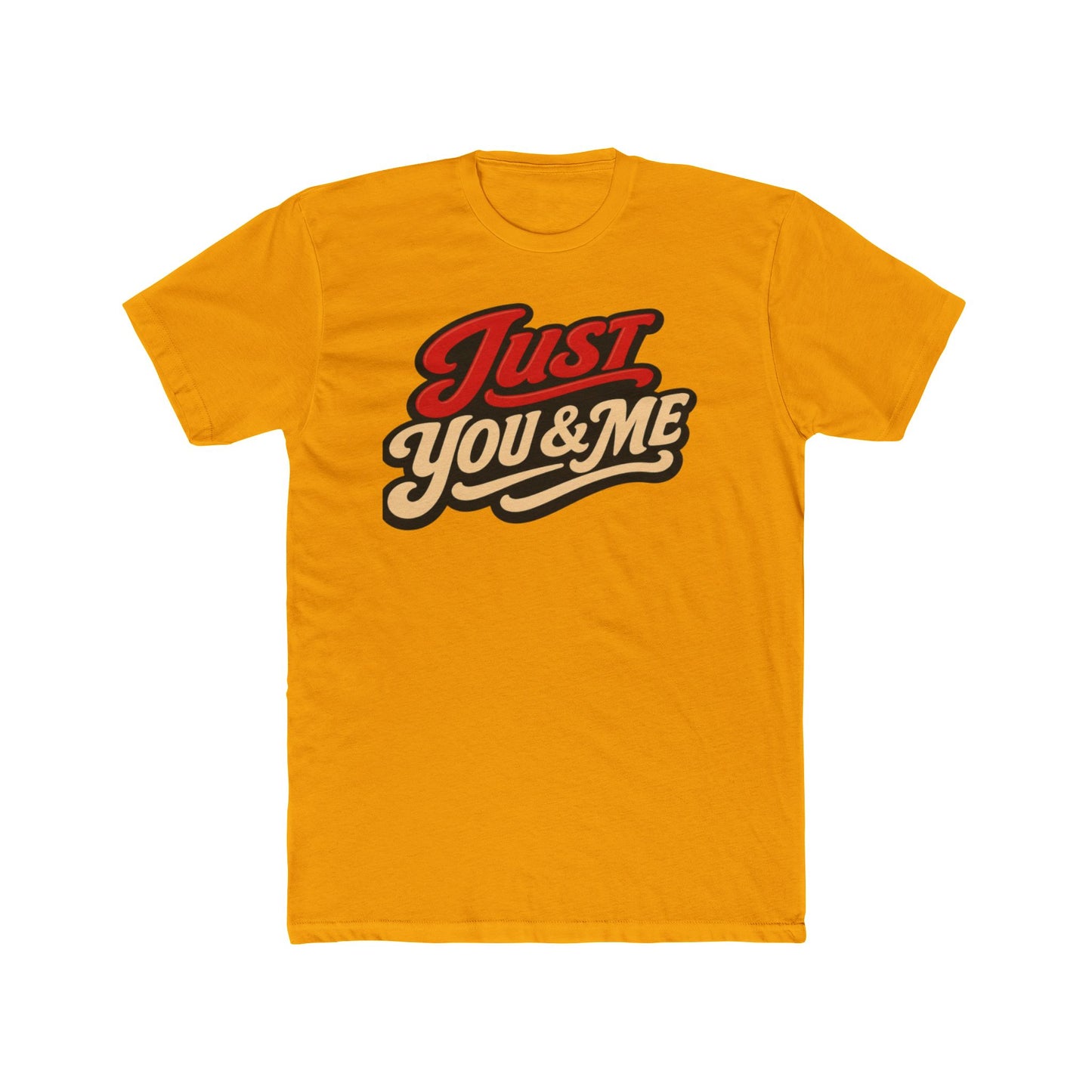 Just You & Me Graphic Tee — Retro Couples Love Shirt