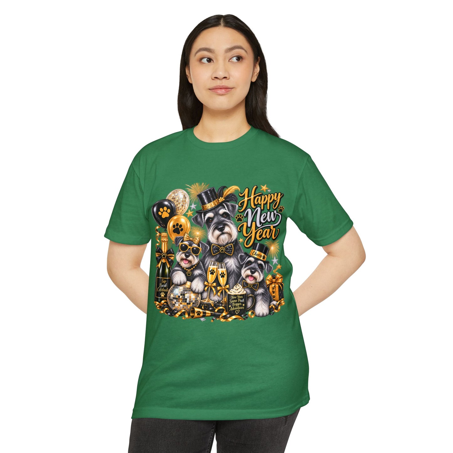 Happy Mew Year T-Shirt — Cute Cats New Year Celebration Tee