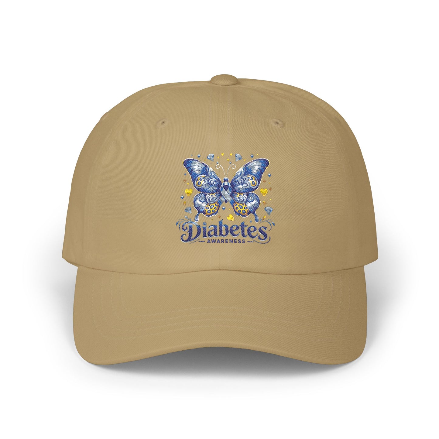 Diabetes Awareness Butterfly Dad Cap