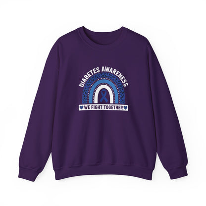 Diabetes Awareness We Fight Together Sweatshirt