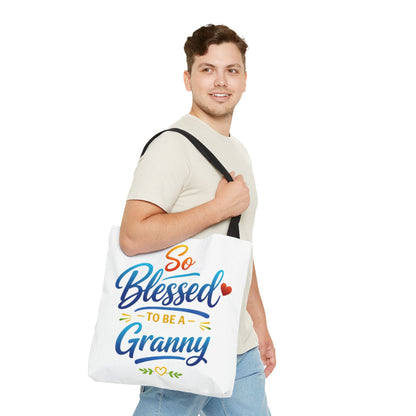 So Blessed to Be a Granny Tote Bag — Gift Tote for New Grandmothers