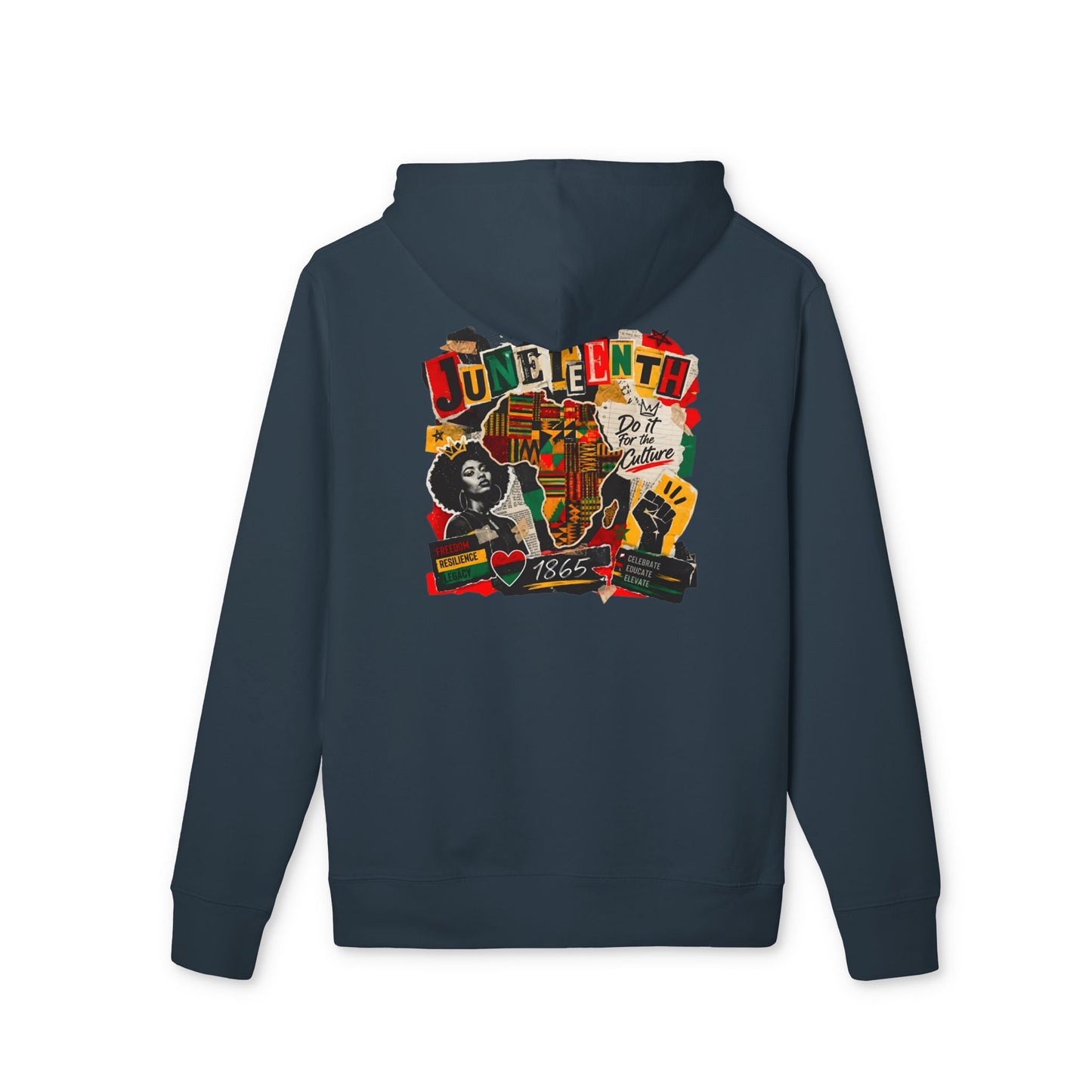 Juneteenth Celebration Hoodie — Black History Unity Graphic Pullover