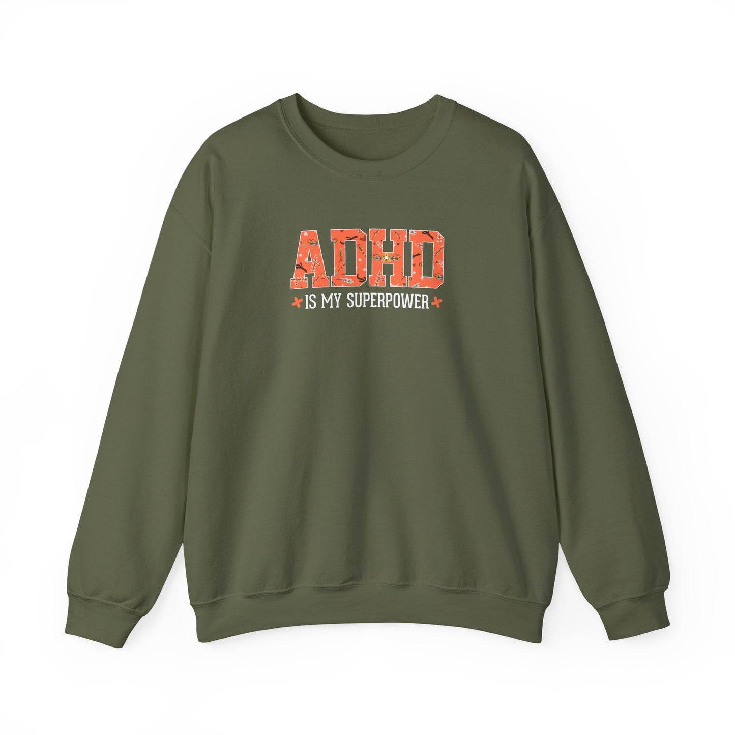 ADHD Is My Superpower Crewneck Sweatshirt