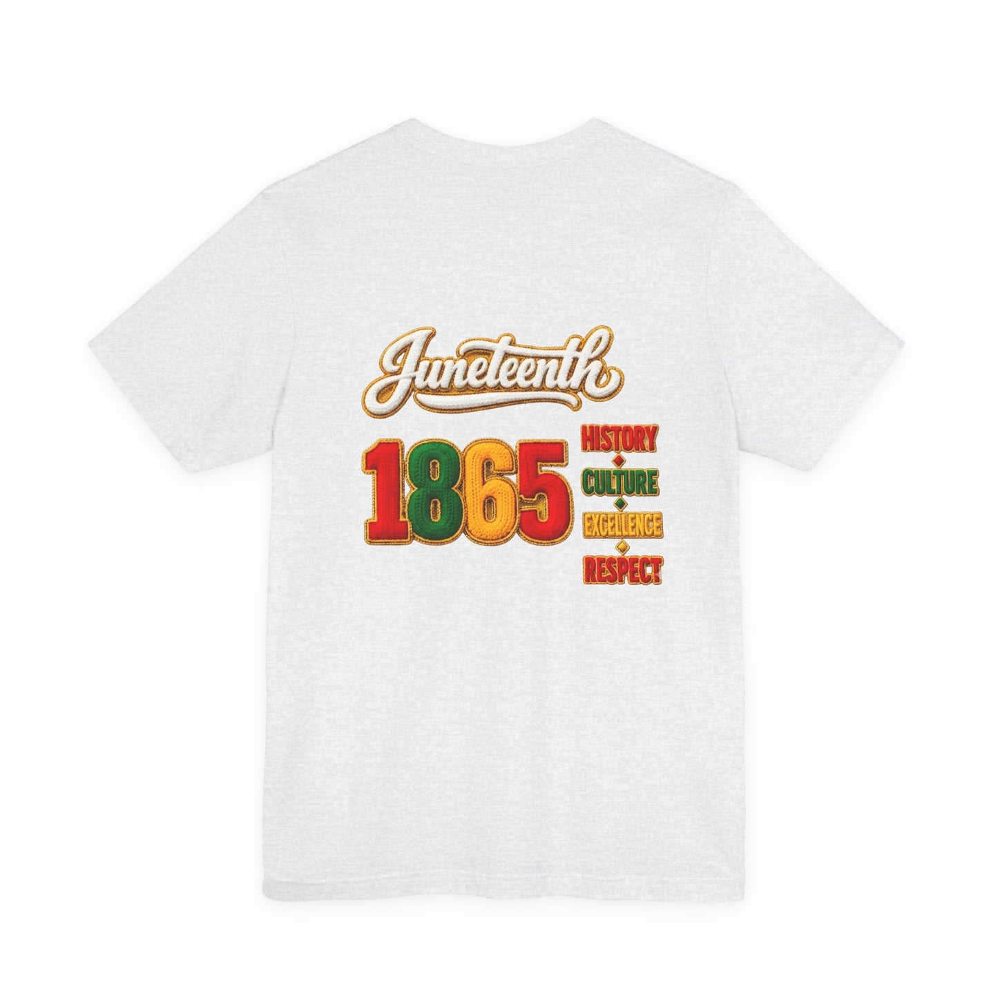 Juneteenth 1865 Tee — History • Culture • Excellence • Respect T-Shirt