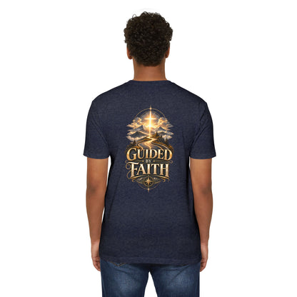Guided by Faith T-Shirt — Christian Inspirational Tee