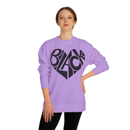 Black Heart Crewneck Sweatshirt