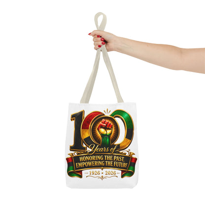 100 Years Commemorative Tote Bag — "Honoring the Past, Empowering the Future" (1926–2026)