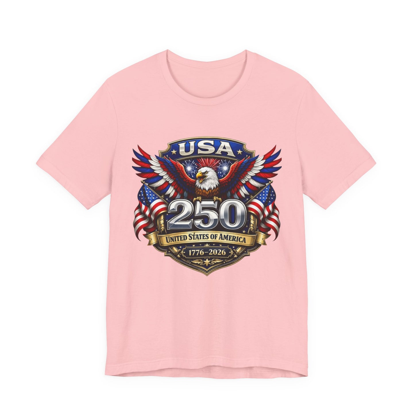 USA 250th Eagle T-Shirt — 1776–2026 Patriotic American Independence Tee