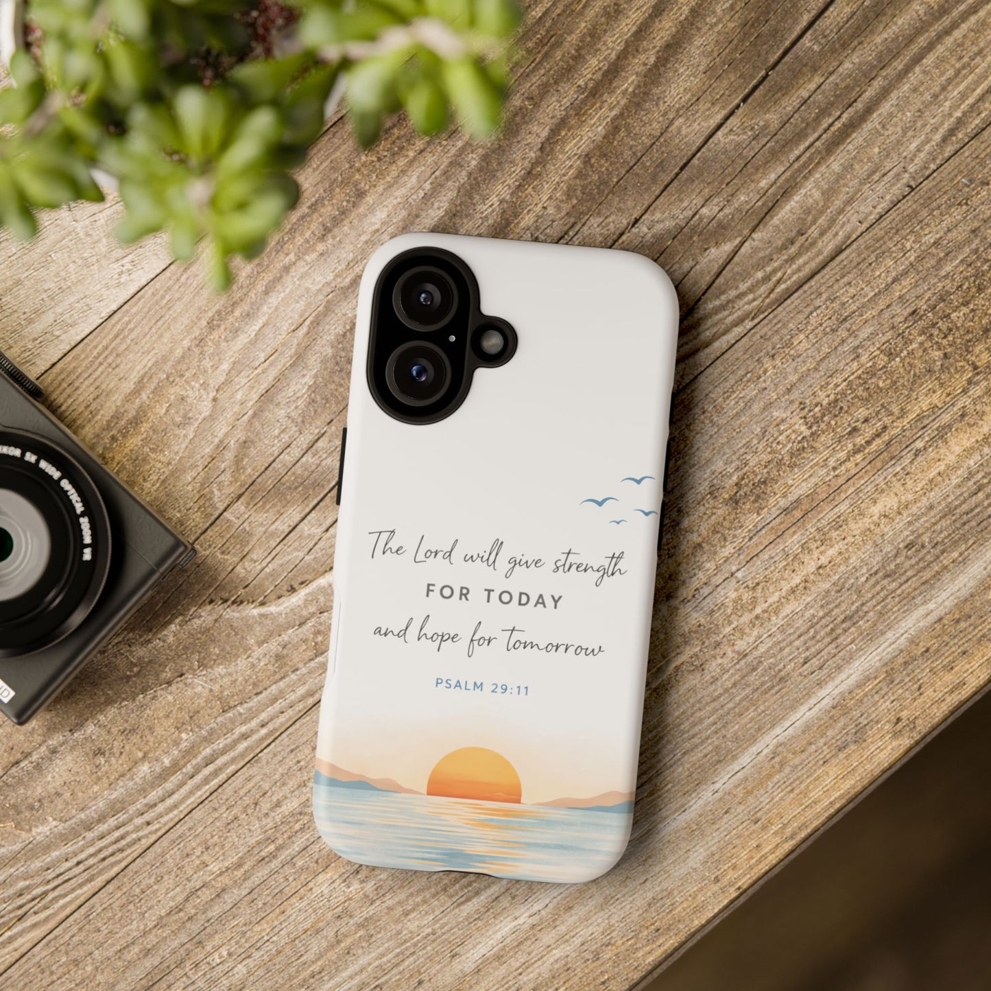 Sunrise Scripture Phone Case, Bible Verse Phone Case | Christian iPhone & Samsung Case, Faith-Based Inspirational Scripture Phone Cover