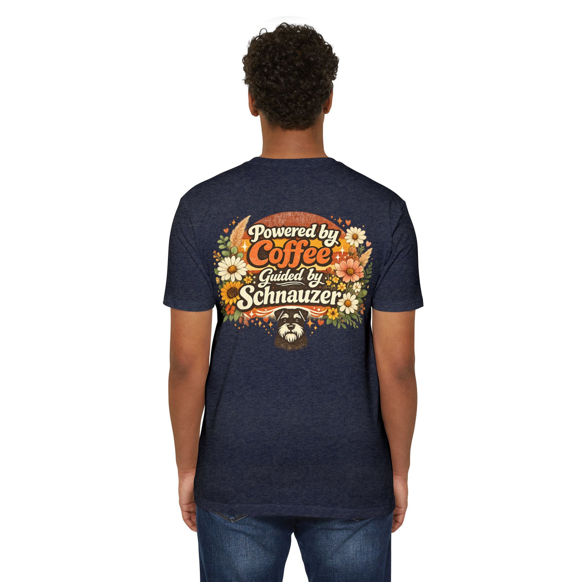 Powered by Coffee Guided by Schnauzer T-Shirt
