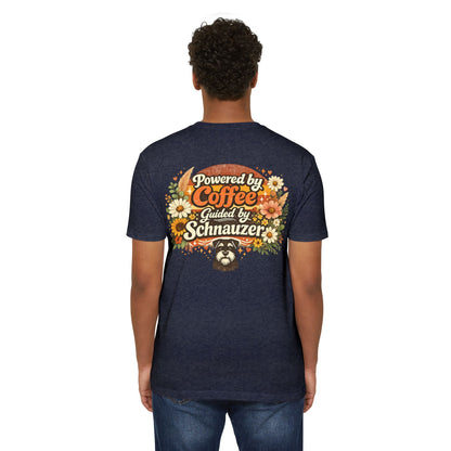Powered by Coffee Guided by Schnauzer T-Shirt