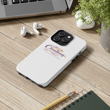Tough Phone Case - "Creations by Donece" Logo Protective Cover