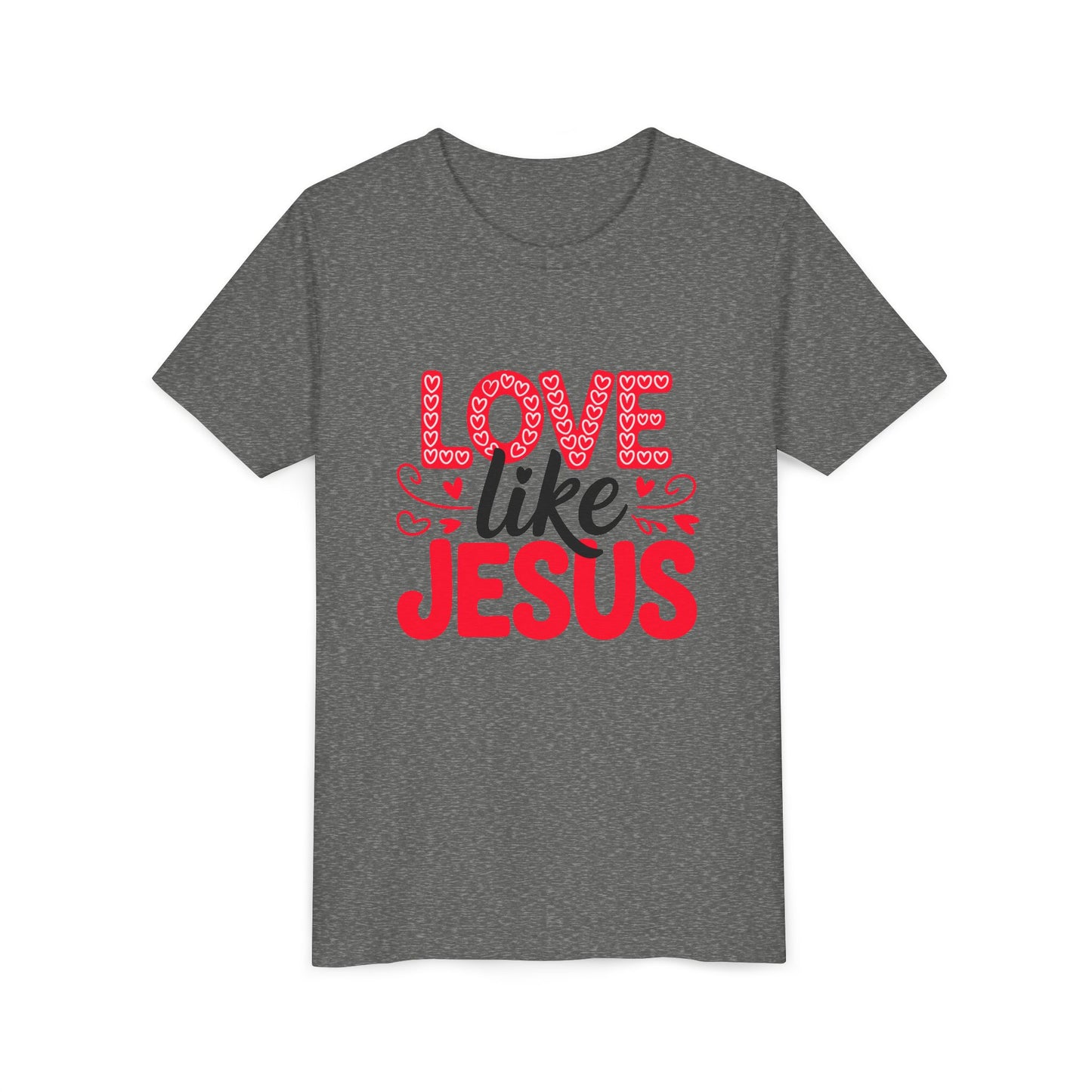 Youth Tee - "Love Like Jesus" Christian Kids Shirt
