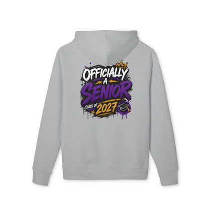 Senior Class Hoodie - "Officially a Senior" Class of 2027 Graphic Hoodie