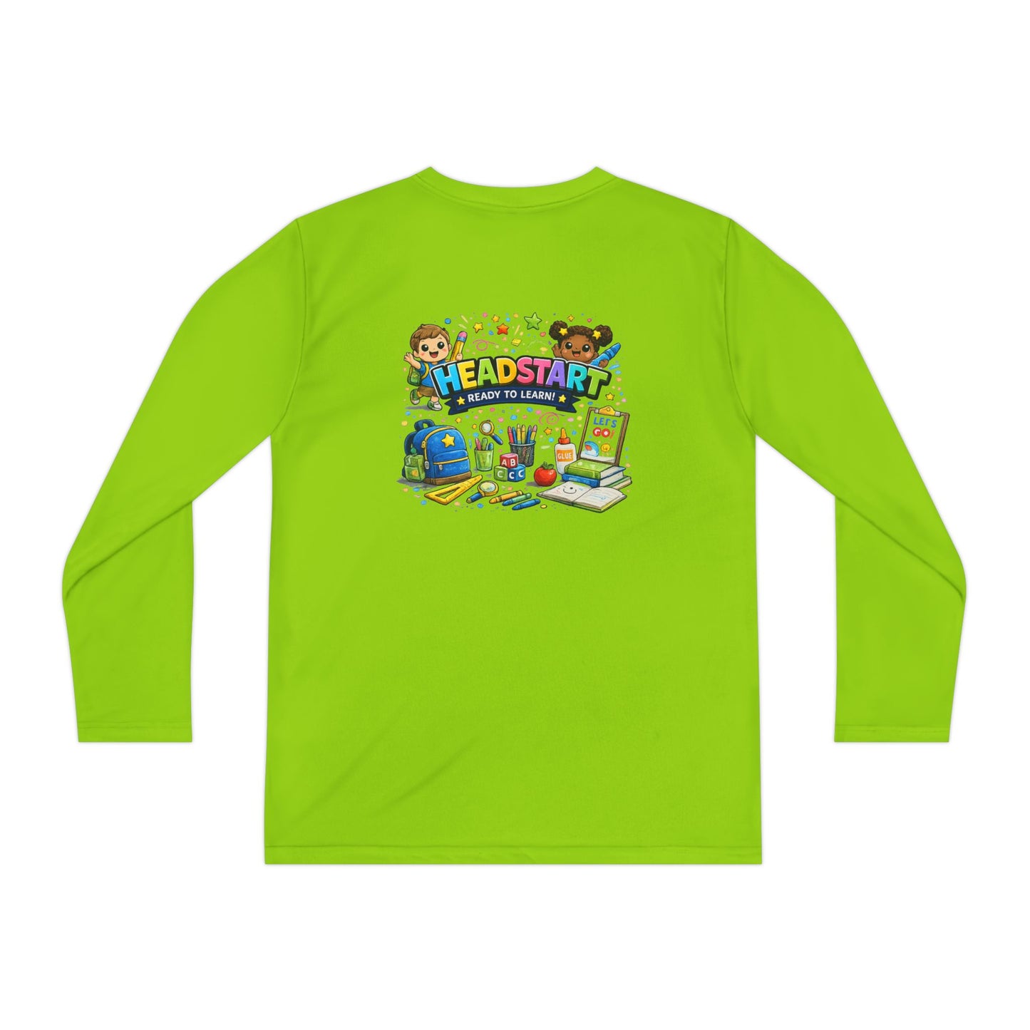 Head Start Kids Long Sleeve Tee — Back-to-School Preschool Shirt